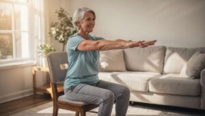 Renforcement du core après 60 ans : 6 minutes sur chaise suffisent selon cette étude